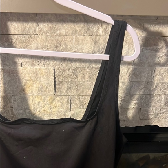 NWT SKIMS Black Swim Tank Dress size 4x - Picture 7 of 11